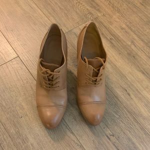 Franco Sarto tan leather bootie